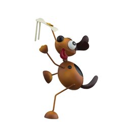 Pot Hugger Dog