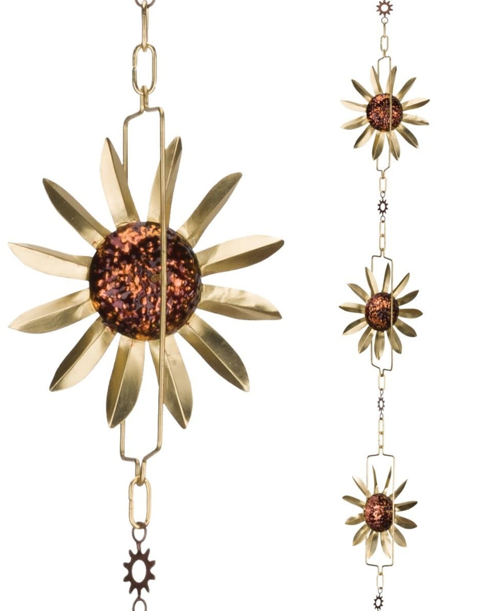 Rain Chain - Sunflower