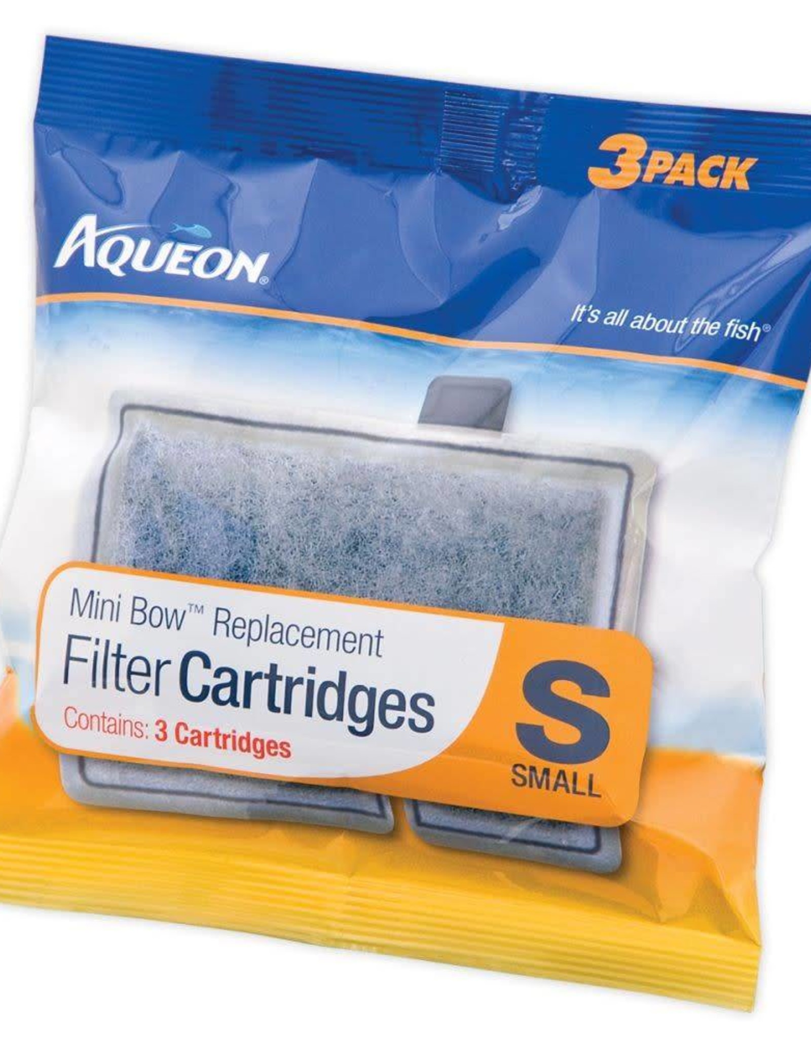 AQUEON Aqueon Cartridges Small Filter 3PK Quiet Flow or MiniBow