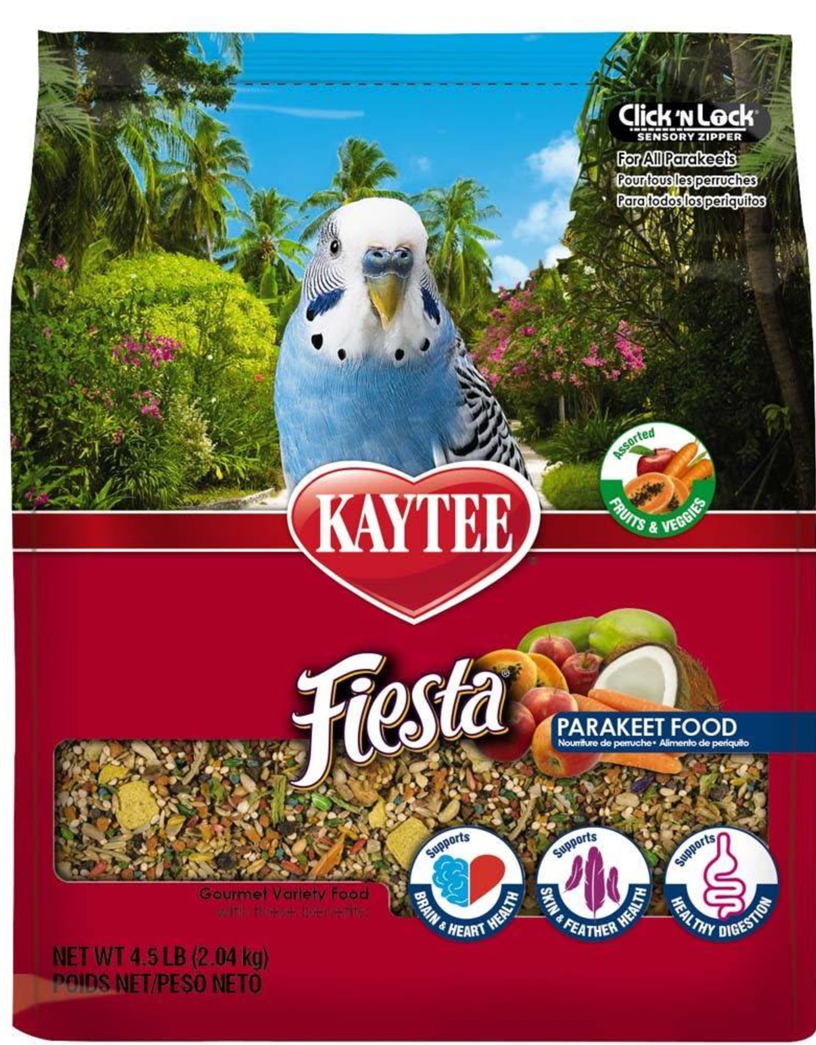 KAYTEE PRODUCTS Kaytee Parakeet Fiesta Mix 4.5 lb