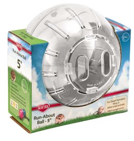 KAYTEE PRODUCTS PTS BALL RUN ABOUT MINI Clear 5 hamster ball