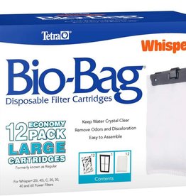 SPECTRUM BRANDS - TETRA Whisper Bio-Bag Cartridge unassembled  LG 12PK