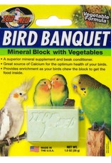 ZOO MED LABORATORIES ZML Bird Banquet Block Veggie Formula Small