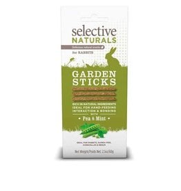 Science Selective Selective Naturals Garden Sticks for Rabbits with Pea & Mint 60g