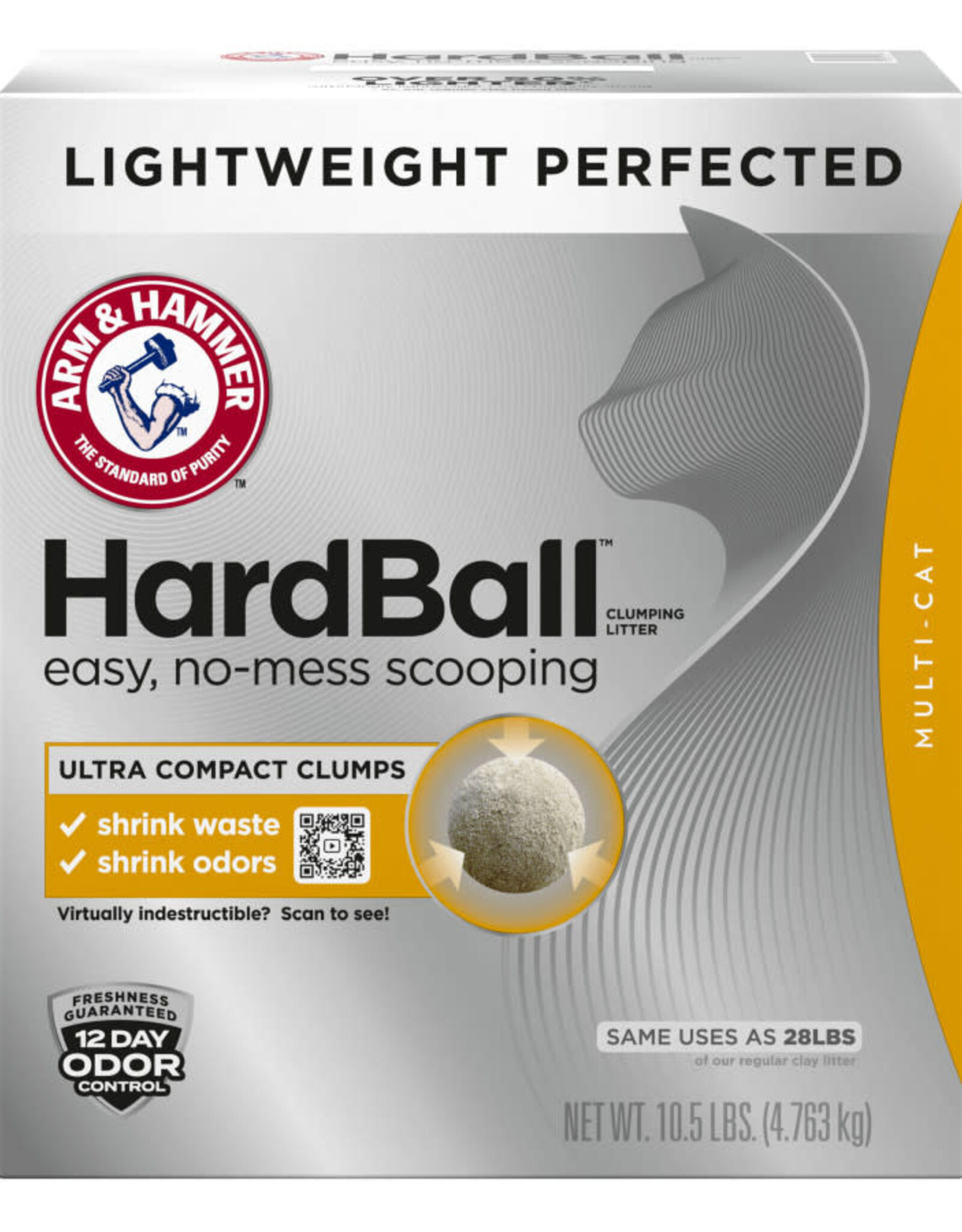 Arm & Hammer Arm & Hammer Hardball Lightweight Clumping Cat Litter 10.5 lb