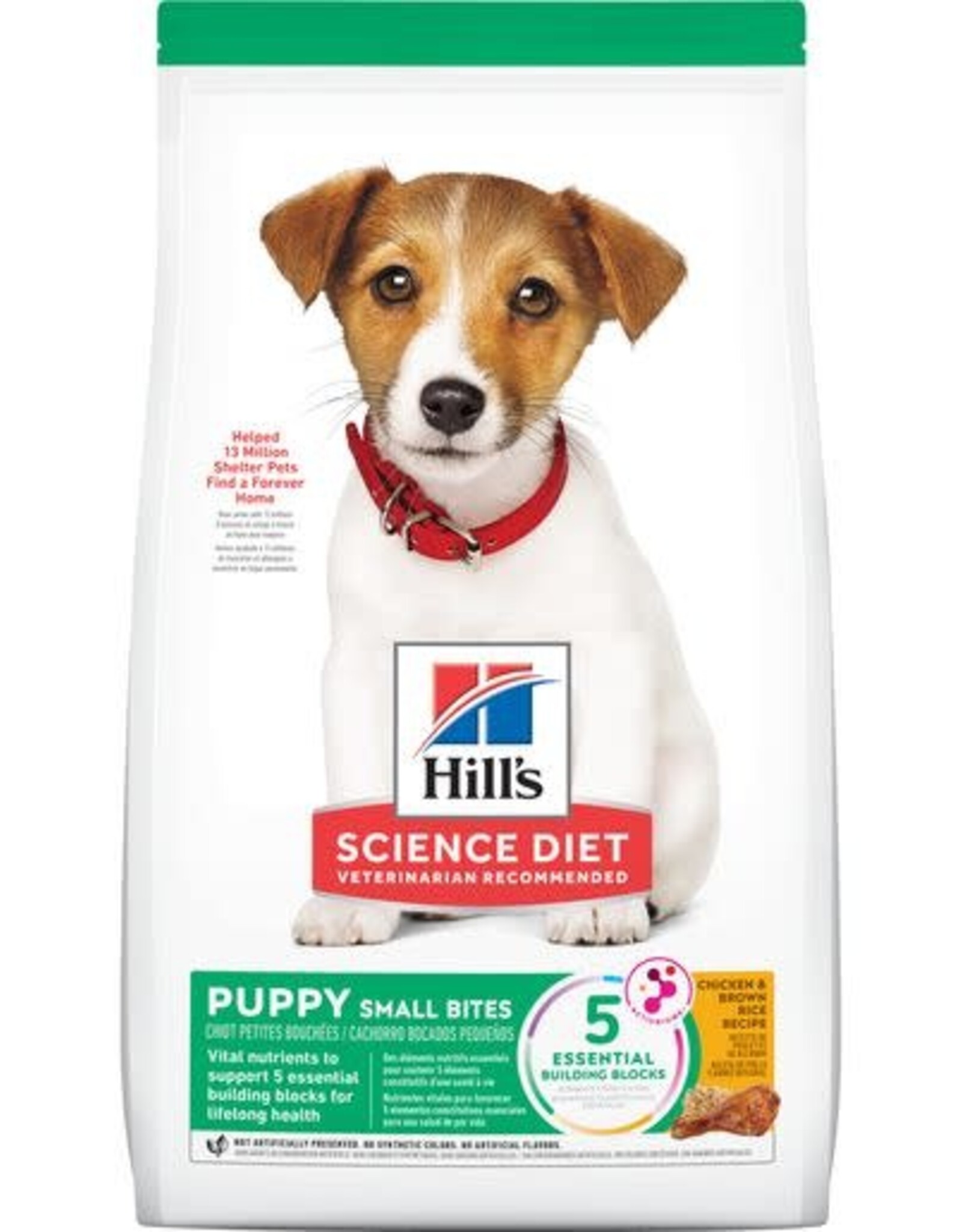 Hill's Science Diet Science Diet Puppy Small Bites Chicken & Brown Rice Recipe Dry Dog Food, 4.5 lb Bag