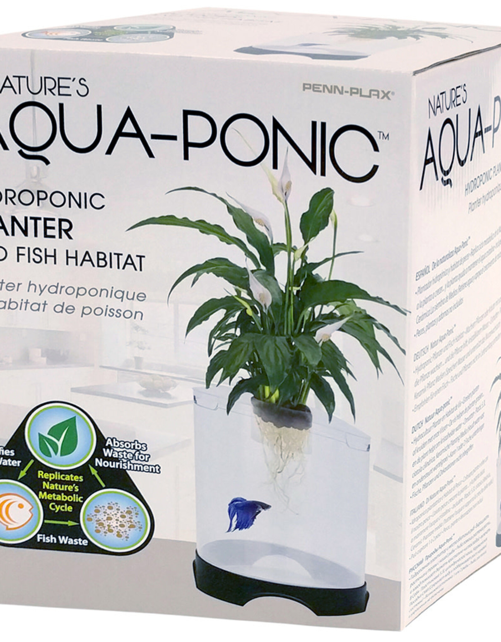 Penn-Plax Aquaponic Betta Tank Large 1.4Gal
