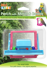 Penn-Plax Landing Perch/Mirror/Beads