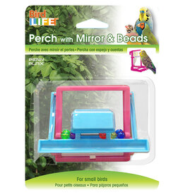 Penn-Plax Landing Perch/Mirror/Beads