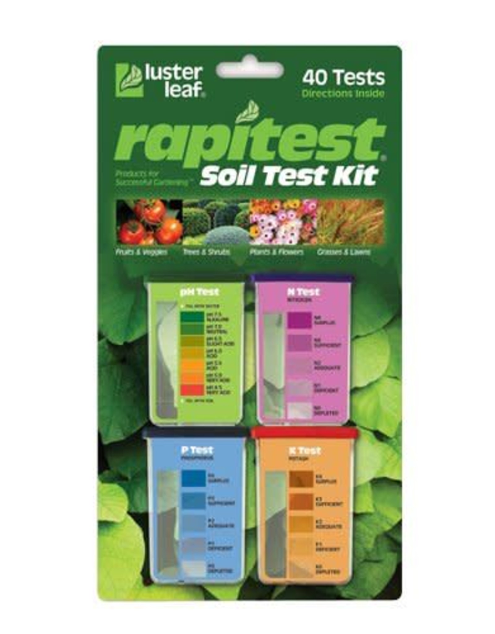 Luster Leaf Luster Leaf Rapitest Soil Test Kit 40 tests/ph/N/P/K