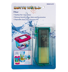 Penn-Plax SMALL WORLD FILTER - HOLDER & FILTER