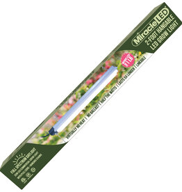MiracleLED® Daylight Grow Light Fixture  - 2ft - 25W - Full Spectrum - Lightweight - Hangable - Linkable for Easy Expansion