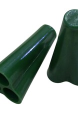 Bamboo Supply® Rubber Trellis Teepee Cap  - Green