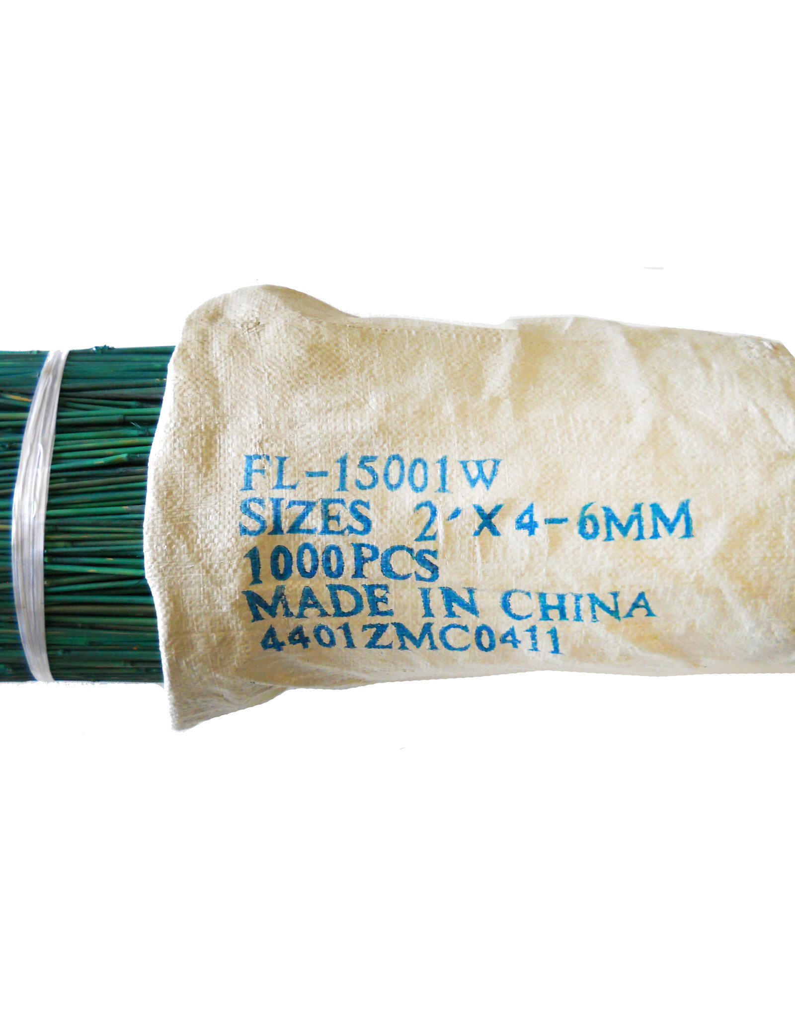 BOND Bamboo Supply® Bamboo Stake  - 2ft - 4-6mm Diam - Green