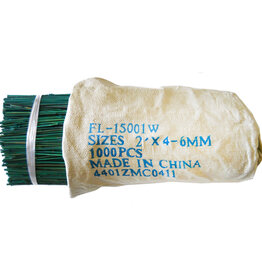 BOND Bamboo Supply® Bamboo Stake  - 2ft - 4-6mm Diam - Green