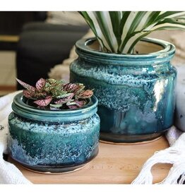 Pacific Home & Garden Jewel Pots  - 4.5in - Teal