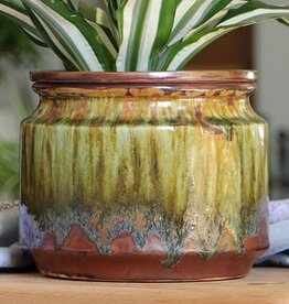 Pacific Home & Garden Jewel Pots self-watering  - 4.5in - Rust