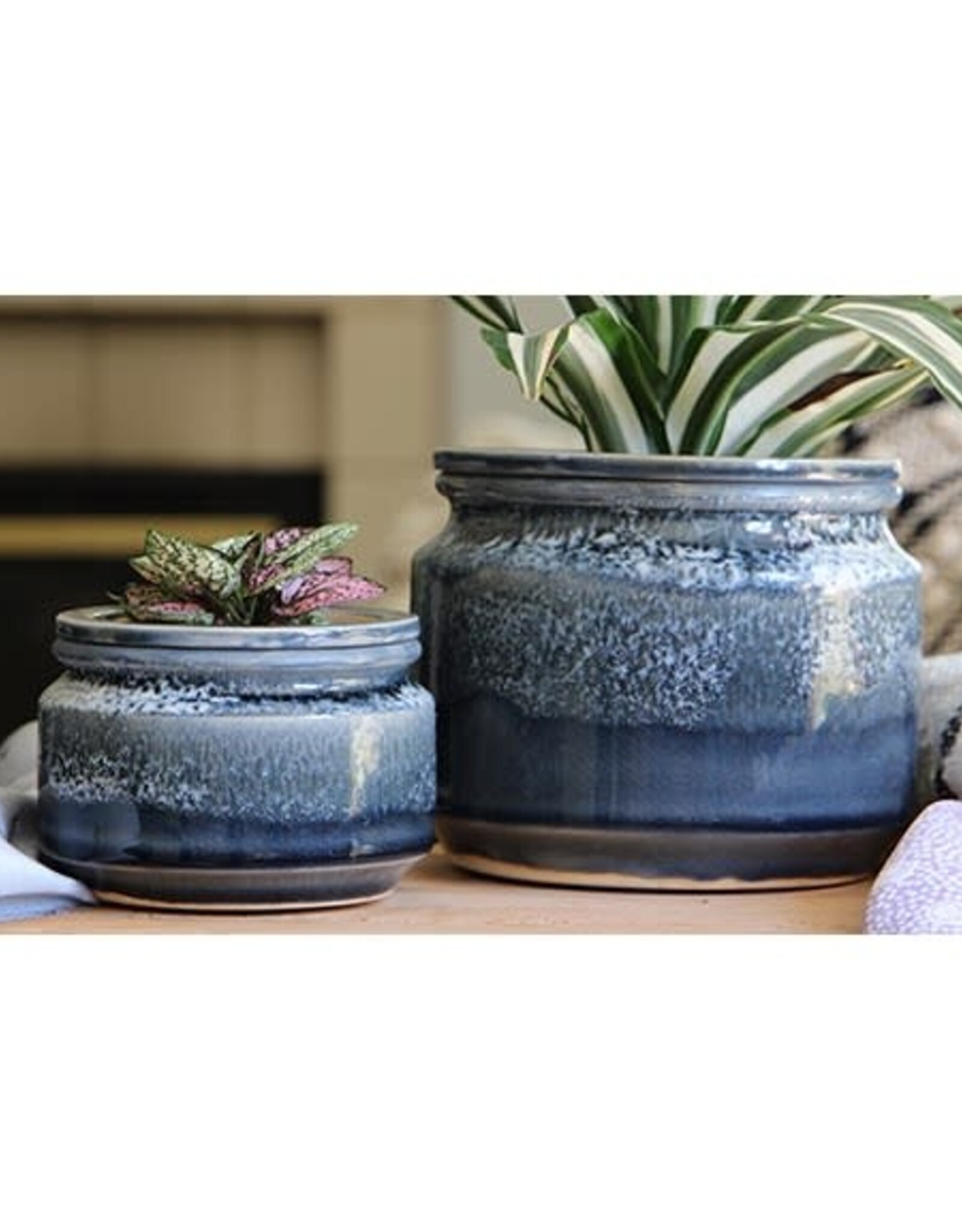 Pacific Home & Garden Jewel Pots self-watering  - 4.5in - Baltic Sea