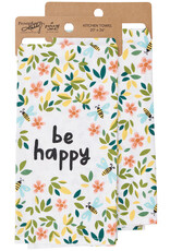 Be Happy Kitchen Towel