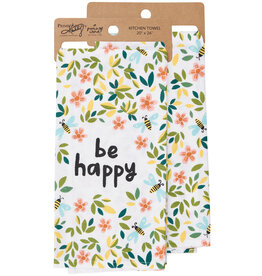 Be Happy Kitchen Towel