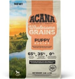 ACANA ACANA Wholesome Grains Puppy Recipe with Real Chicken Egg and Turkey Dry Food 4 Lbs.