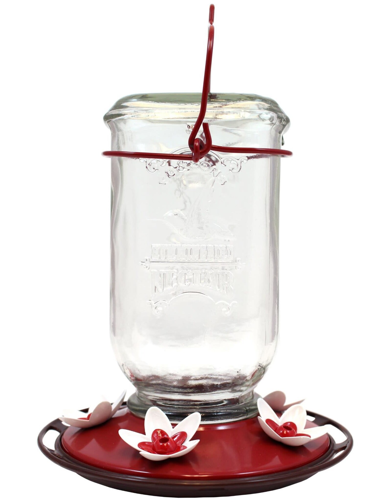 Perky-Pet® Mason Jar Hummingbird Feeder  - 25oz Capacity - Clear - 5 Ports