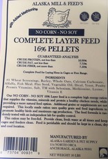 Alaska Mill and Feed Layer 16%  Pellet NCNS AMF 50 lb