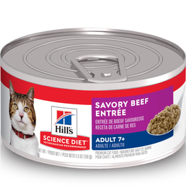 Hill's Science Diet Hill's Feline Senior 7+ Canned Savory Beef Entrée, 5.5 oz