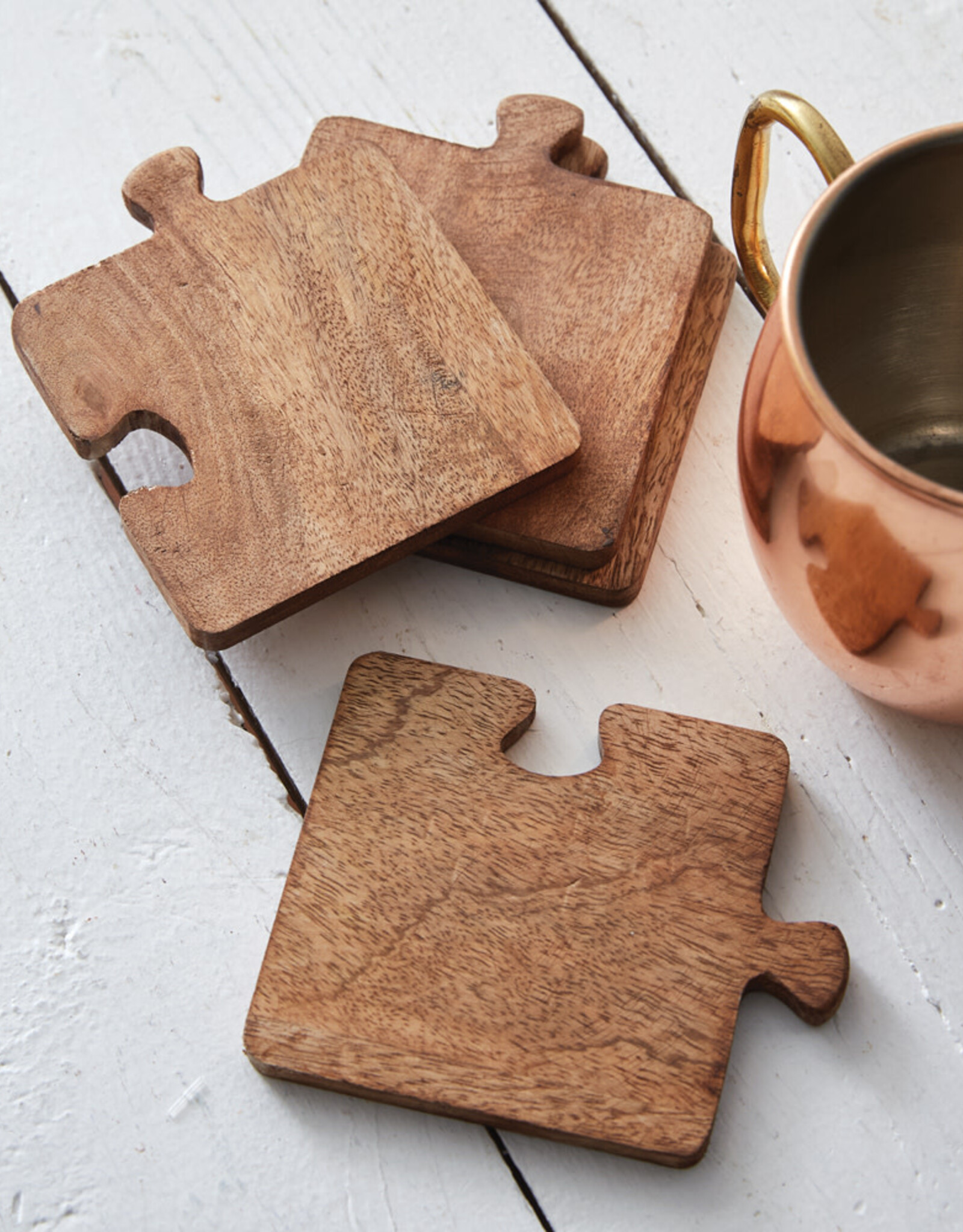 Set of Four Puzzle Coasters
