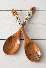 Anise Salad Server Set