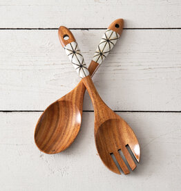 Anise Salad Server Set
