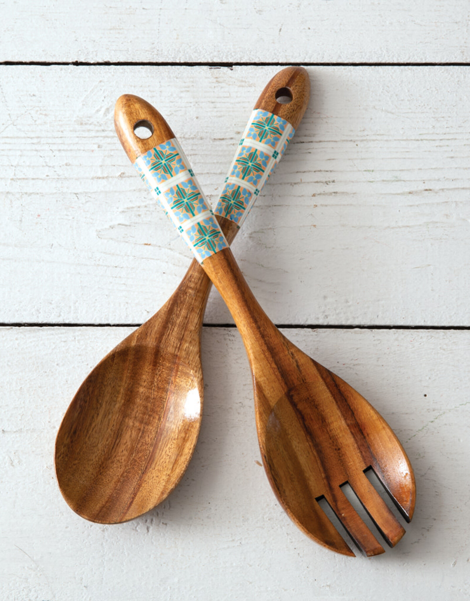 Coriander Salad Server Set