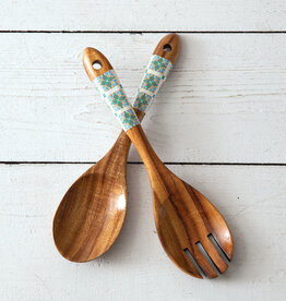 Coriander Salad Server Set