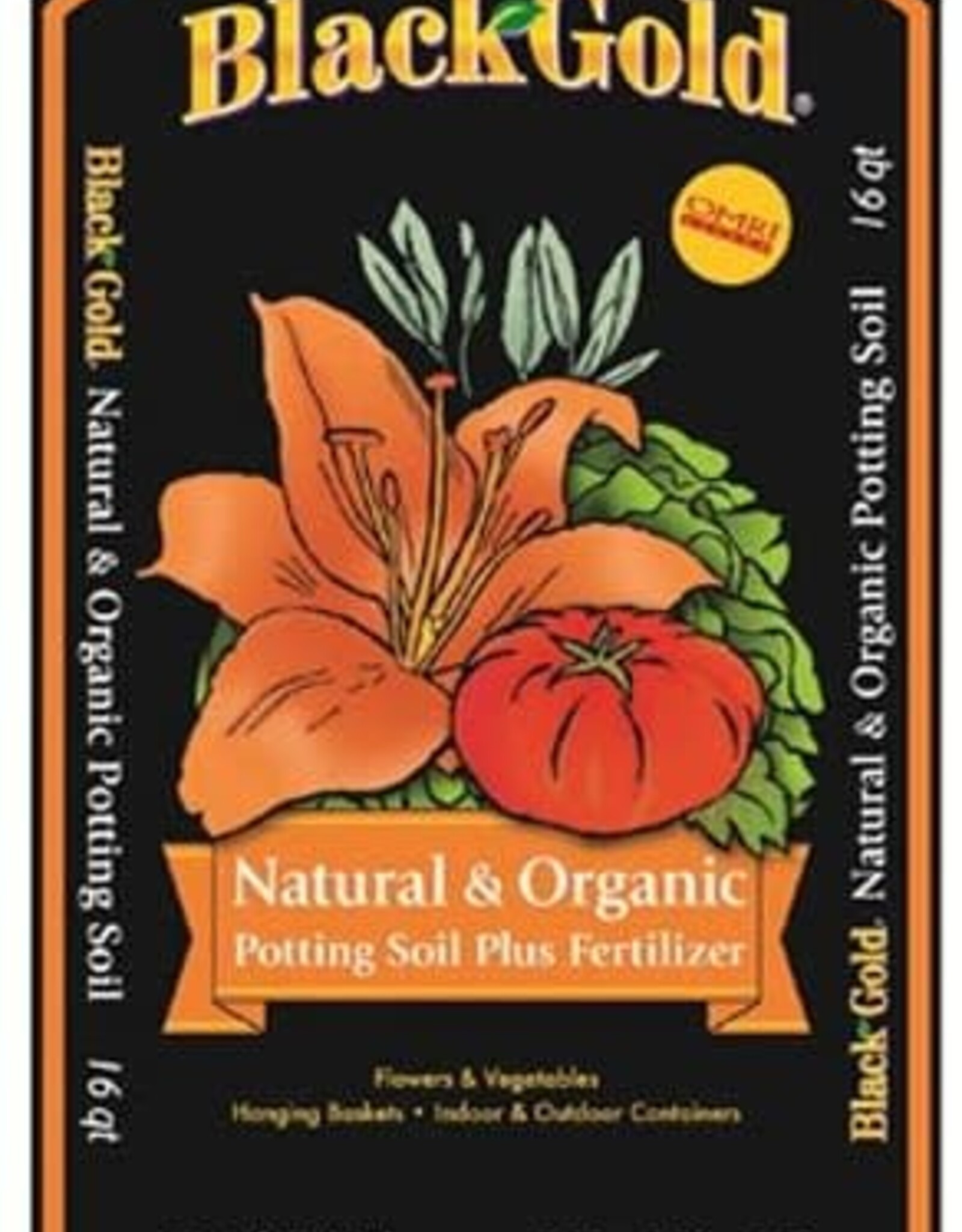 Black Gold Black Gold Natural & Organic Potting Soil 16qt