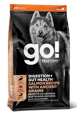 Petcurean GO! SOLUTIONS DIGESTION GUT HEALTH Salmon Recipe with Ancient Grains for dogs 22-lbs