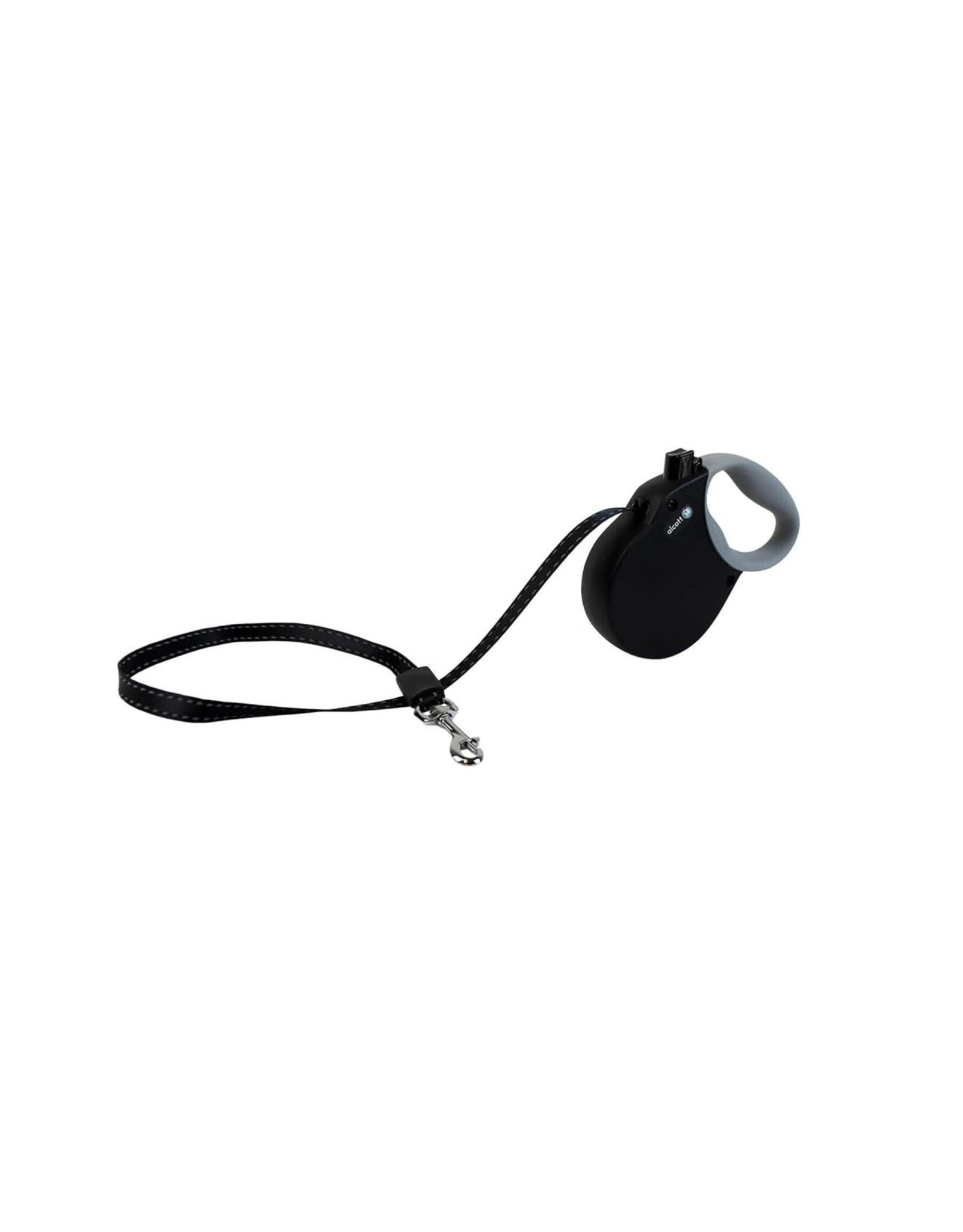Paw-pet Adventures Alcott Adventure Retractable Leash - Black XSmall 25lb, 10 ft