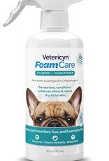 VETERICYN FoamCare Pet Shampoo Plus Conditioner 16oz  VETERICYN