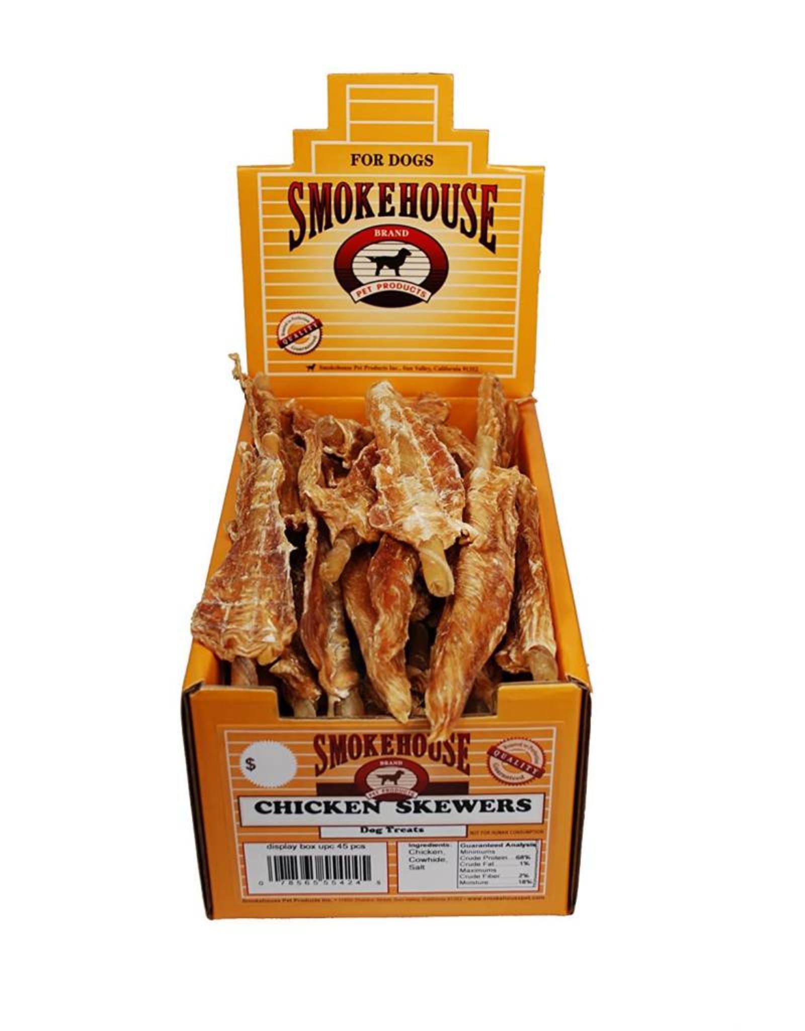 Smokehouse Treats CHICKEN SKEWERS SMOKEHOUSE BX 45ct