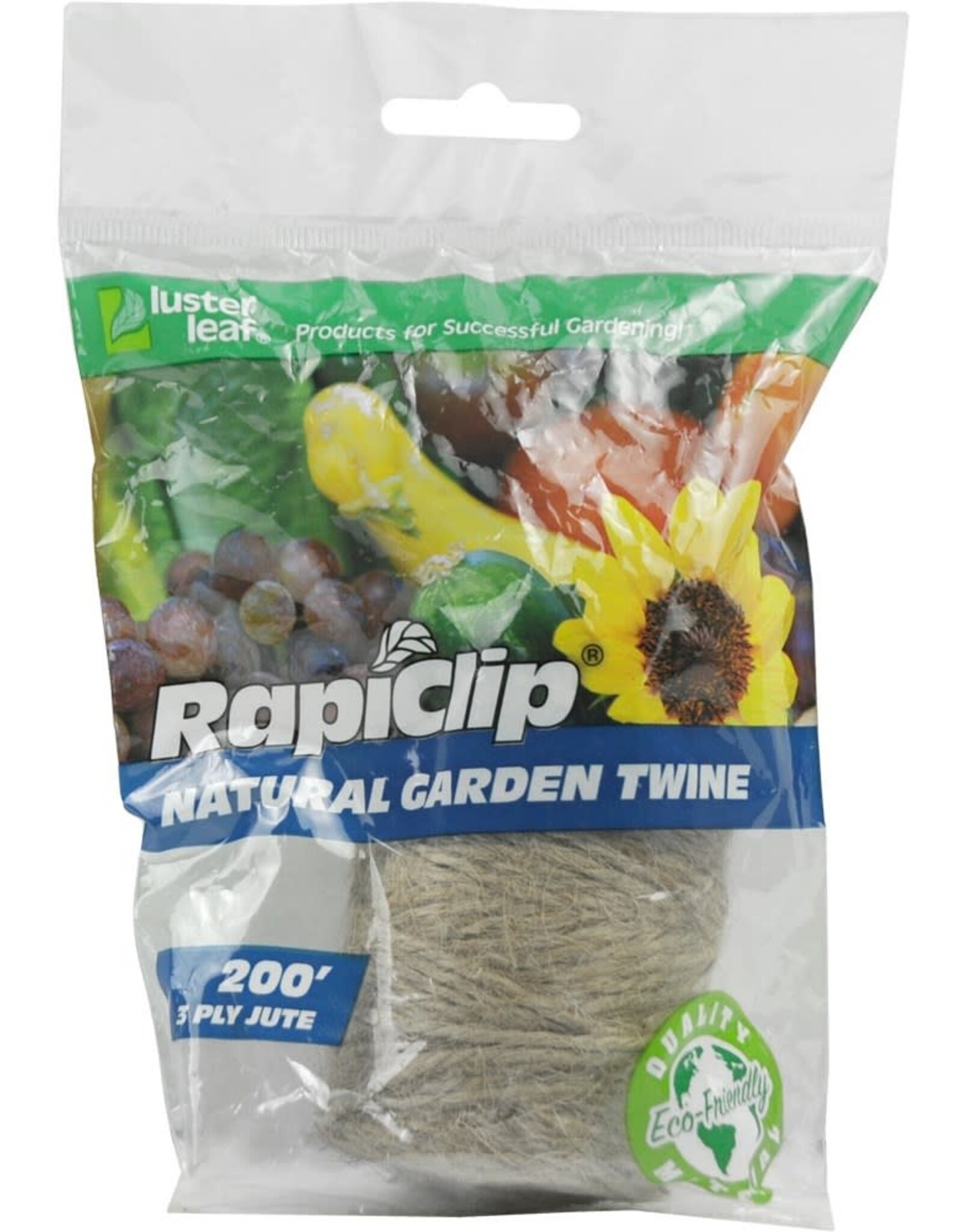 Luster Leaf Rapiclip Natural Garden Twine 200 ft