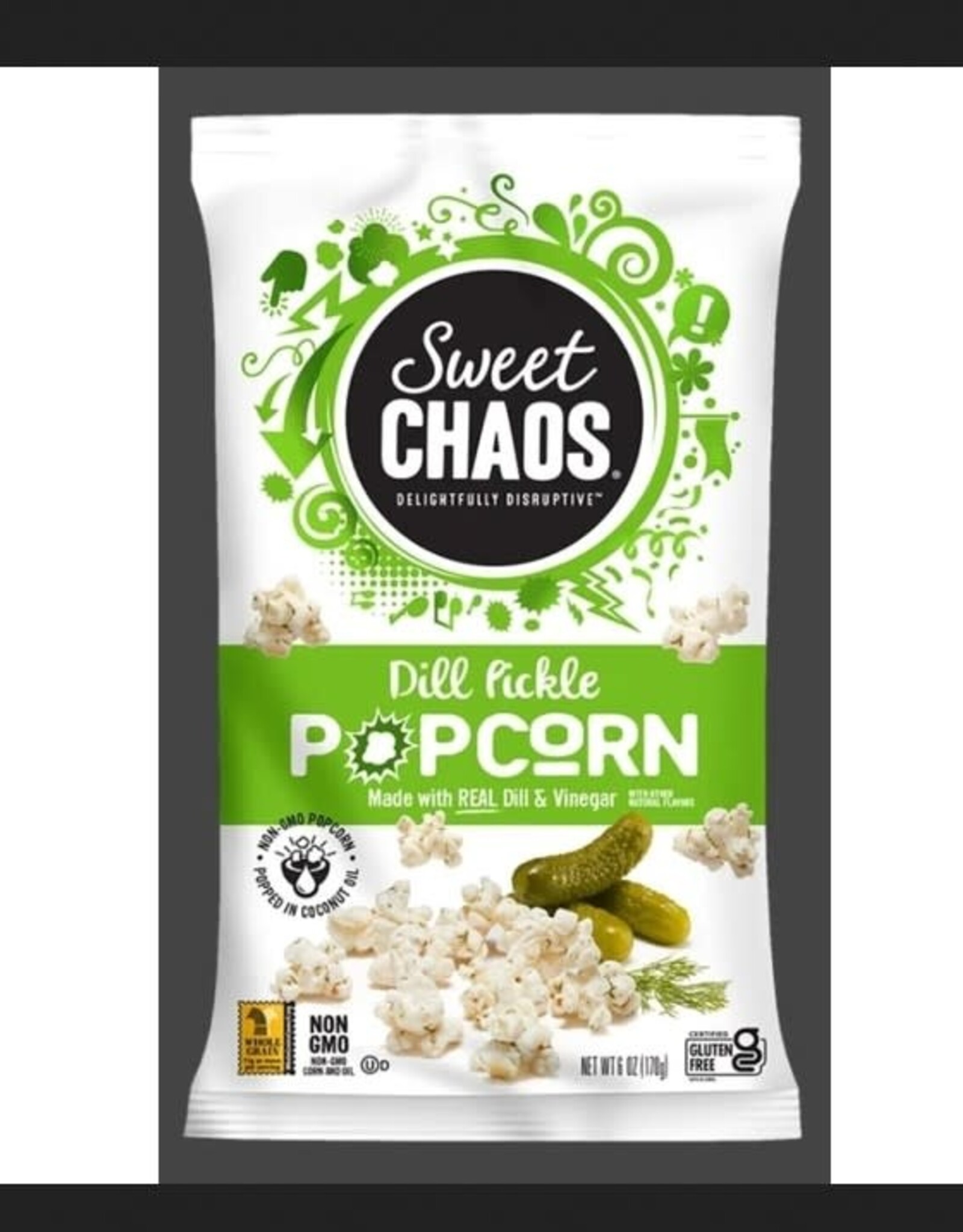 Kenny's Candy Sweet Chaos Popcorn -Dill Pickle 6oz
