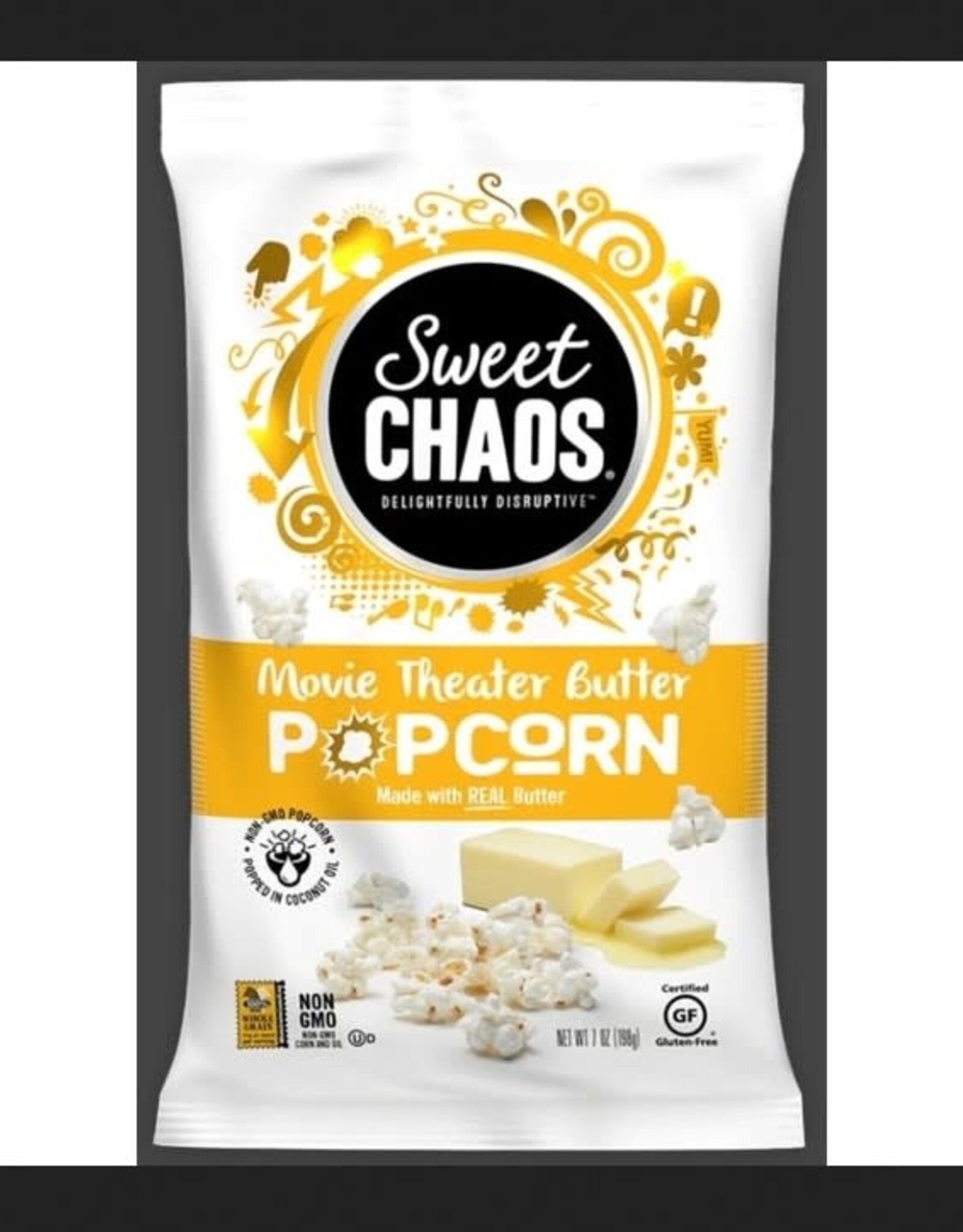 Kenny's Candy Sweet Chaos Popcorn -Movie Theater Butter 7oz