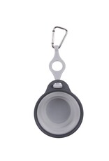 DEXAS Collapsable Travel Cup with Bottle and Carabiner Light Gray