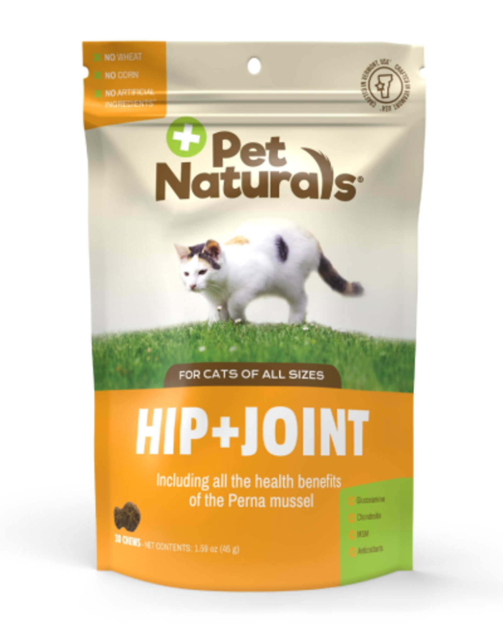 Pet Naturals Pet Naturals Hip + Joint for Cats  Fish Flavor  30 Chews