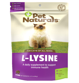 Pet Naturals Pet Naturals L-Lysine Chews  Immune Support for Cats  Chicken Liver Flavor  60 count