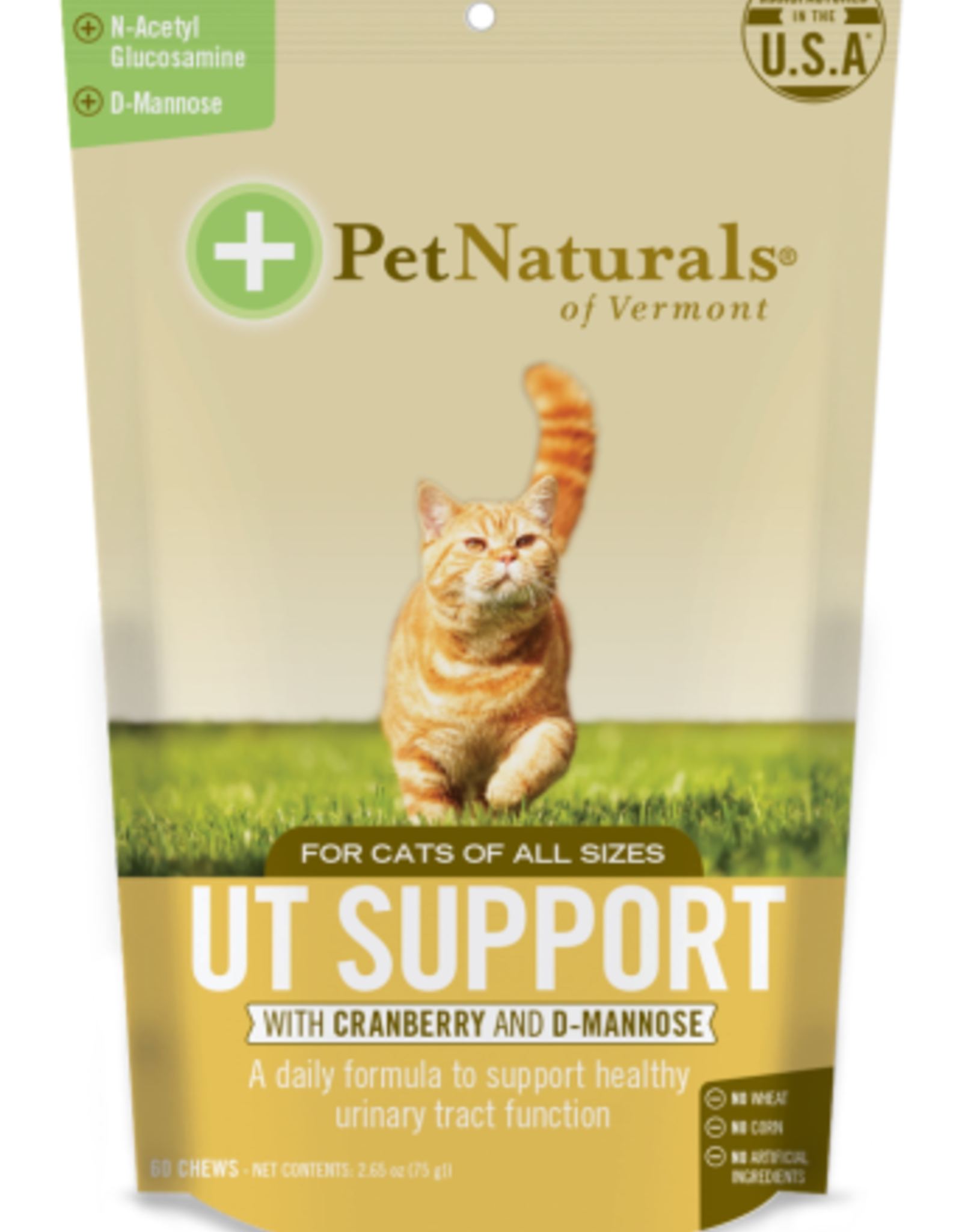 Pet Naturals Pet Naturals of Vermont UT Support for Cats  Urinary Care  60 Bite-Sized Chews