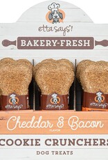 Etta Says Cookie Crunchers Crunchy Dog Treats Cheddar and Bacon