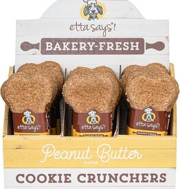 Etta Says Cookie Crunchers Crunchy Dog Treats Peanut Butter