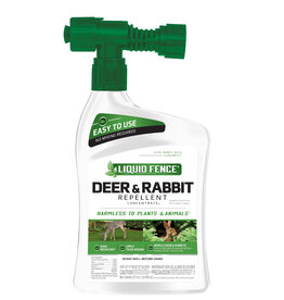 Liquid Fence® Deer & Rabbit Repellent  - 32oz - Ready-to-Spray - Hose-End Sprayer