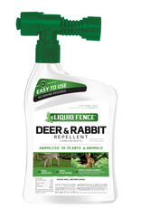 Liquid Fence® Deer & Rabbit Repellent  - 32oz - Ready-to-Spray - Hose-End Sprayer
