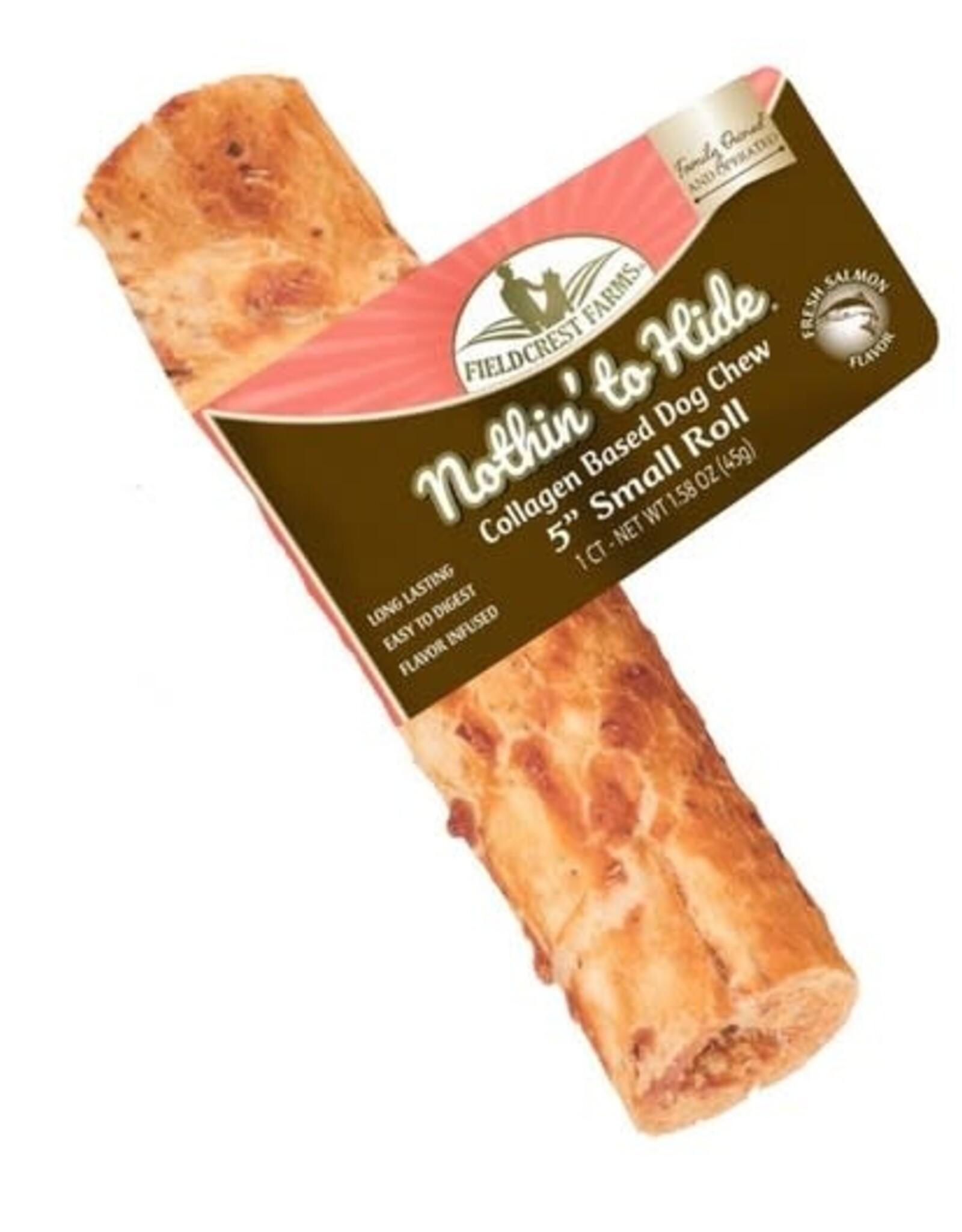Nothing to Hide Nothing to Hide Collegen Chew 5 inch, Salmon Flavor
